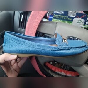 Blue coach loafers size 9